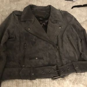 NEW BLANK NYC Genuine Leather Moto jacket size M